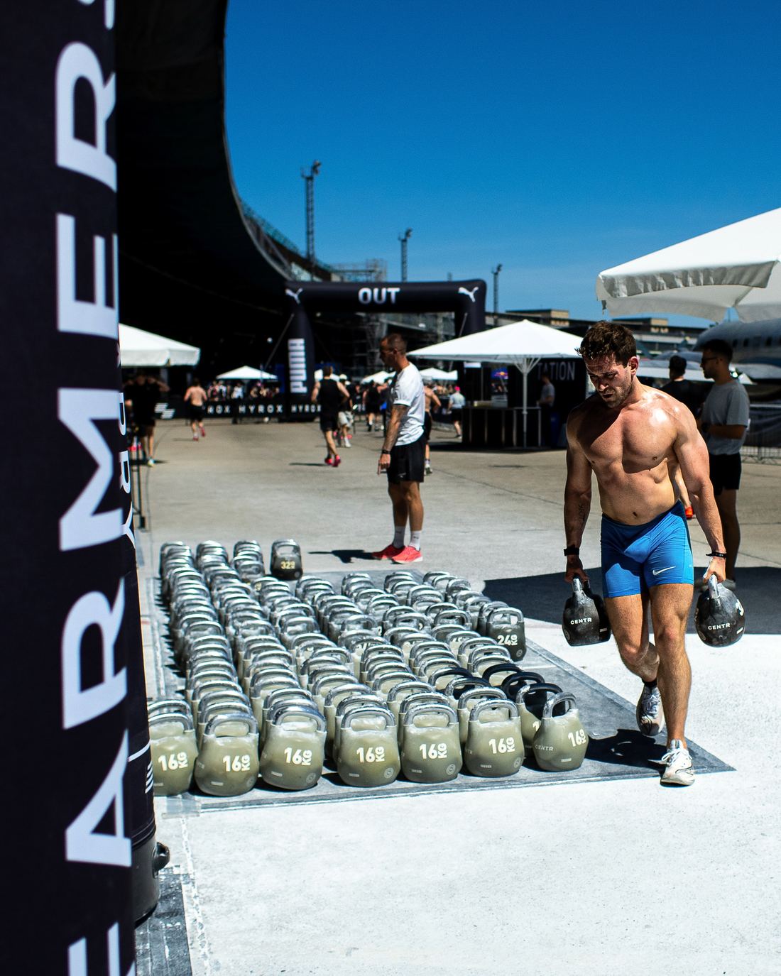 Robin Seiwert beim HYROX Men Pro in Berlin