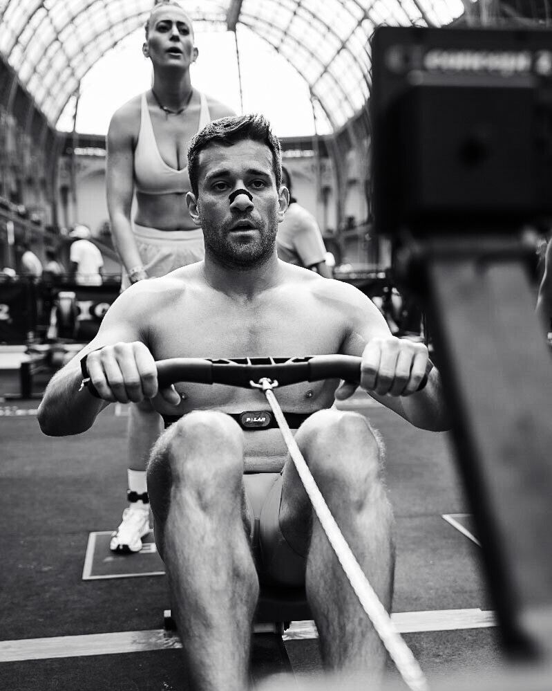Robin Seiwert beim HYROX Double Mixed in Paris