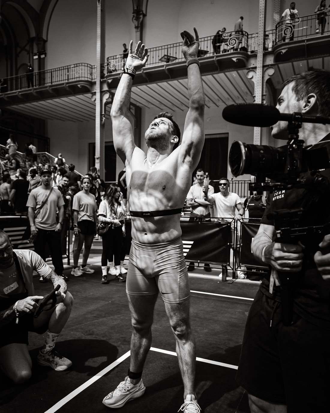 Robin Seiwert beim HYROX Double Mixed in Paris