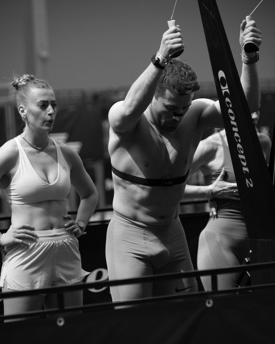 Robin Seiwert beim HYROX Double Mixed in Paris