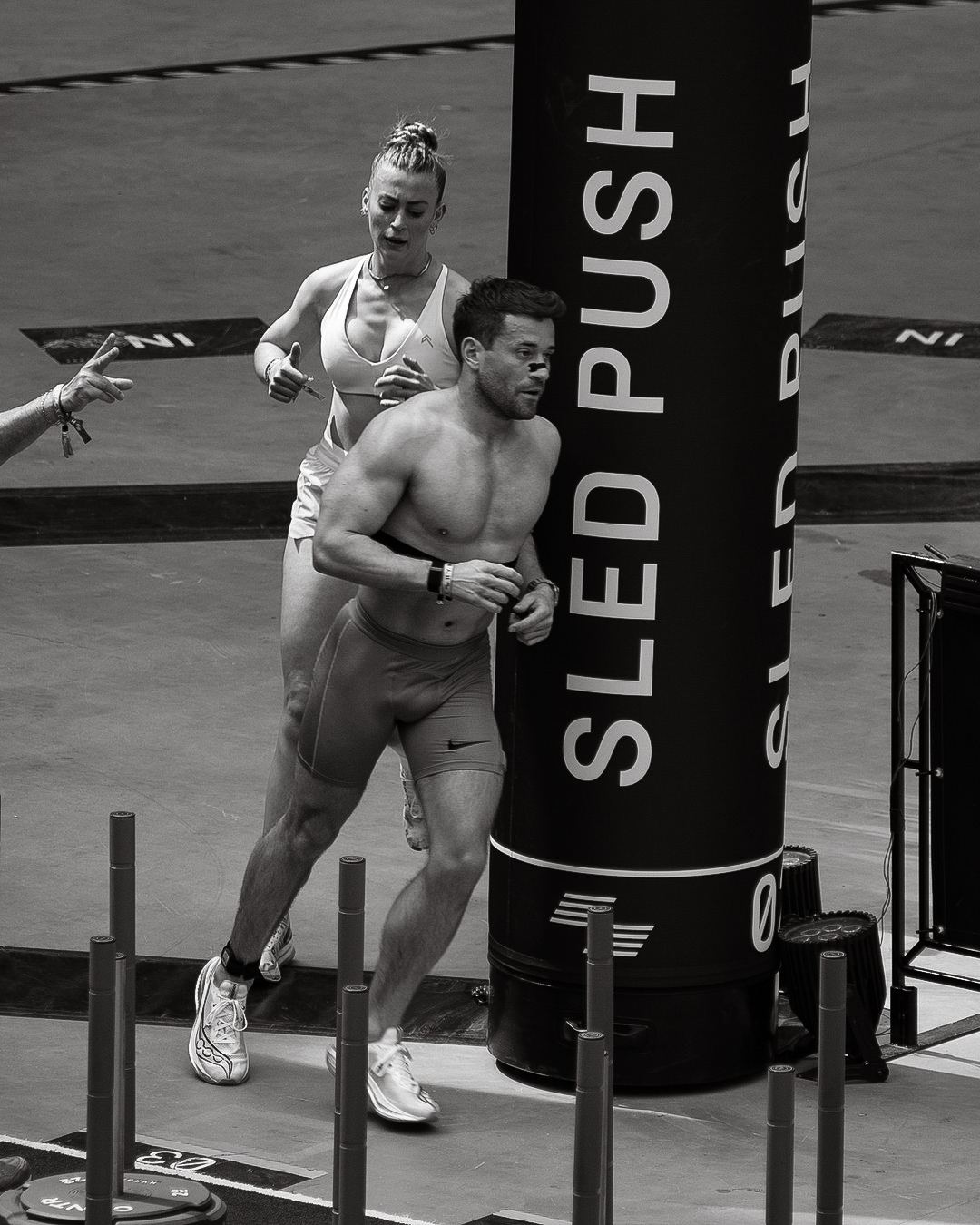 Robin Seiwert beim HYROX Double Mixed in Paris