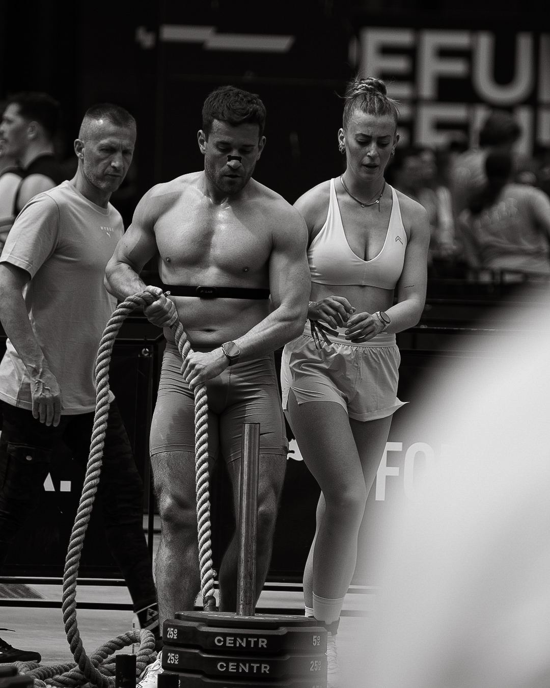Robin Seiwert beim HYROX Double Mixed in Paris